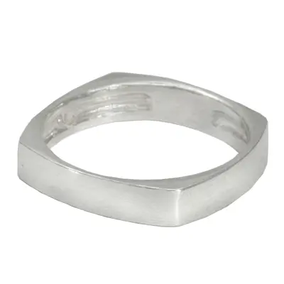 Серебряное кольцо «Гайка»