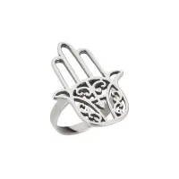 Кольцо из серебра «Рука Фатимы»