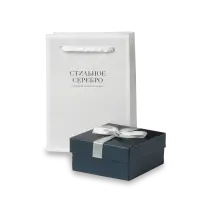 Подвеска из серебра «Анютины глазки» Подвеска из серебра «Анютины глазки»