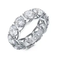 Серебряное кольцо с фианитами