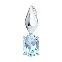 Подвеска из серебра с топазом Подвеска из серебра с топазом