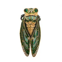 Серебряная брошь «Цикада» Серебряная брошь «Цикада»