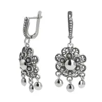 Серьги из серебра