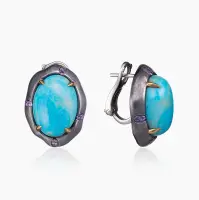 Серебряные серьги «Небесная Эра»