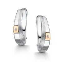 Серебряные серьги с бриллиантами Серебряные серьги с бриллиантами