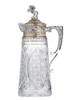 Кларетный графин «Богатырская сила» в позолоте