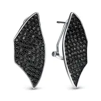 Серьги из серебра со шпинелью Серьги из серебра со шпинелью