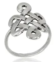 Серебряное кольцо «Узел Будды» Серебряное кольцо «Узел Будды»