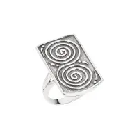 Серебряное кольцо «Круги на полях»