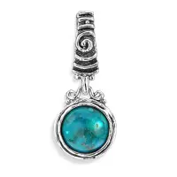 Кулон из серебра с бирюзой Кулон из серебра с бирюзой