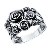 Кольцо из чернёного серебра Кольцо из чернёного серебра