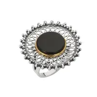 Кольцо из серебра с ониксом Кольцо из серебра с ониксом