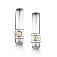 Серебряные серьги с бриллиантом Серебряные серьги с бриллиантом