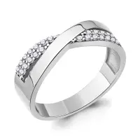 Серебряное кольцо с фианитами Серебряное кольцо с фианитами