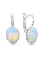 Серьги из серебра с опалом Серьги из серебра с опалом