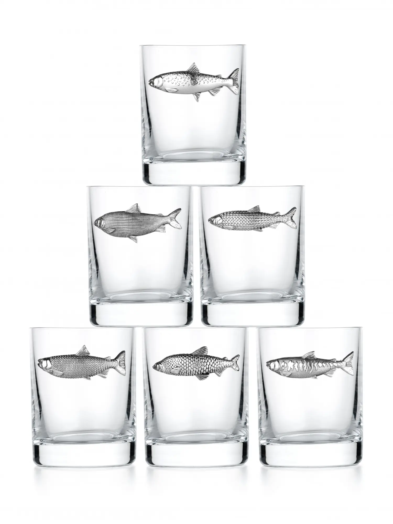 Стопки водочные «Рыбы Севера»