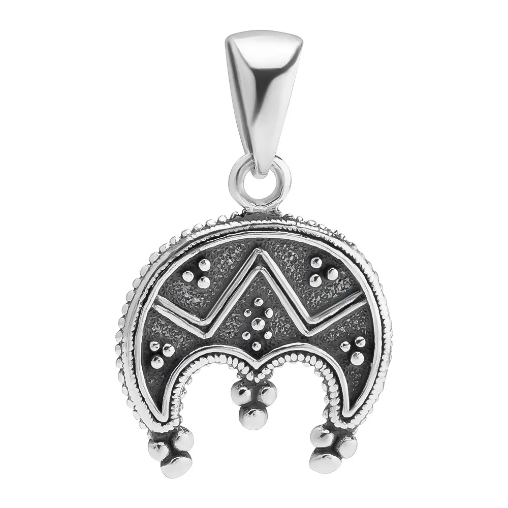 Серебряная подвеска-оберег «Лунница»