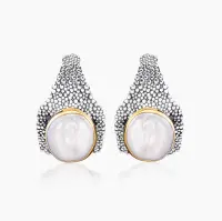 Серебряные серьги «Жемчужный Пруд»