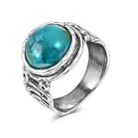 Кольцо из серебра с бирюзой Кольцо из серебра с бирюзой