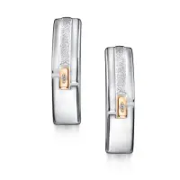 Серьги из серебра с бриллиантом