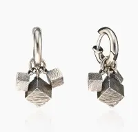 Серьги из серебра «Кубики» Серьги из серебра «Кубики»