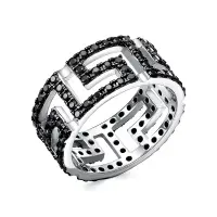 Кольцо из серебра со шпинелью