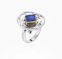 Серебряное кольцо «Вихрь»