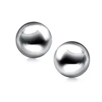 Серьги из серебра «Круг»