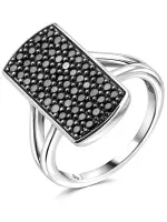 Серебряное кольцо со шпинелью