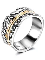 Кольцо из серебра в позолоте Кольцо из серебра в позолоте