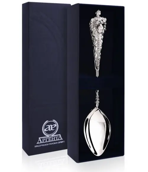 Серебряная чайная ложка «Монарх»