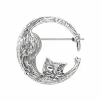 Брошь серебряная «Лунная рапсодия» Брошь серебряная «Лунная рапсодия»