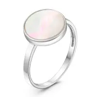 Кольцо из серебра с перламутром