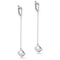 Серебряные серьги с фианитами