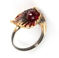 Серебряное кольцо «Каллы» 