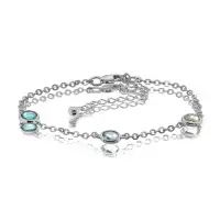 Браслет из серебра с алпанитом Браслет из серебра с алпанитом