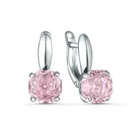 Серьги из серебра с фианитом Серьги из серебра с фианитом