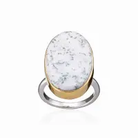 Кольцо из серебра с камнем яшма Кольцо из серебра с камнем яшма