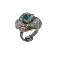 Кольцо из серебра с тигровым глазом Кольцо из серебра с тигровым глазом