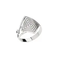 Серебряное кольцо «Лабиринт ромб» Серебряное кольцо «Лабиринт ромб»