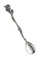 Чайная ложка «Незабудки» из серебра