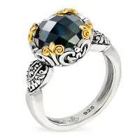 Серебряное кольцо ALEXANDRE VASSILIEV с лабрадоритом Серебряное кольцо ALEXANDRE VASSILIEV с лабрадоритом