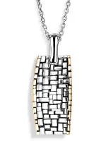 Подвеска из серебра с позолотой