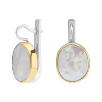 Серьги из серебра с жемчугом Серьги из серебра с жемчугом