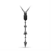 Серебряное колье «Амазонка» с фианитами