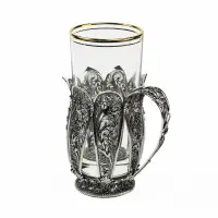 Серебряный подстаканник «Вдохновение»