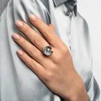 Кольцо из серебра с опалом