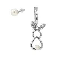 Серьги из серебра «Кролик»