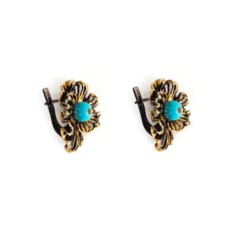 Серебряные серьги «Фриволите»