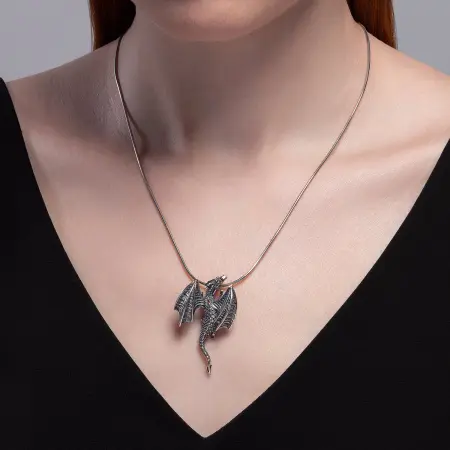 Серебряная подвеска «Дракон»